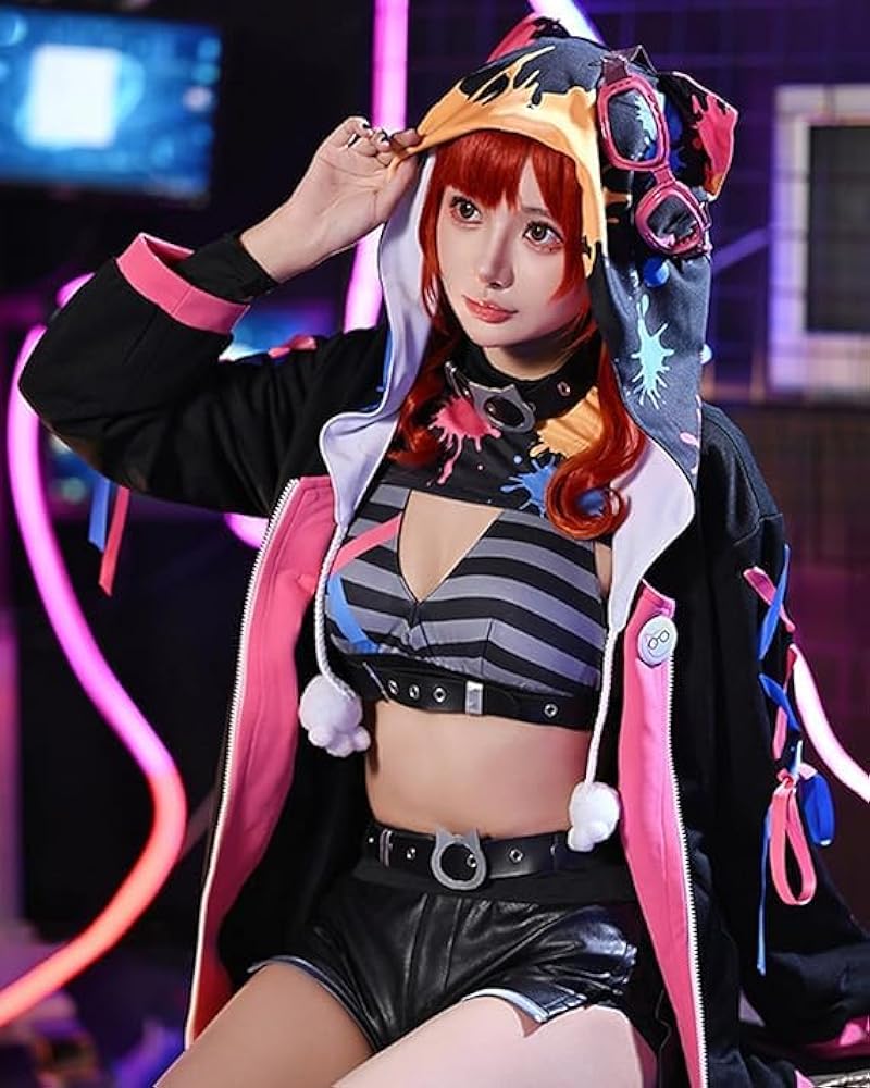 Amazon.co.jp: [YKMOMO] ぶいすぽっ！ 猫汰つな コスプレ VTuber