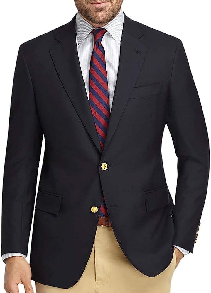Amazon.com: Brooks Brothers Men's Textured Explorer Regent Fit Two