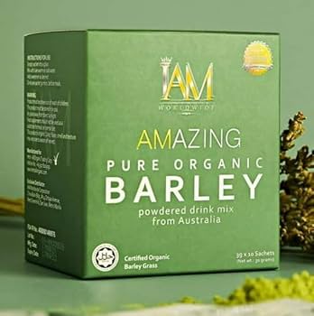 Amazon.com: XLXZHYF Amazing Pure Organic Barley Powder Drink Mix