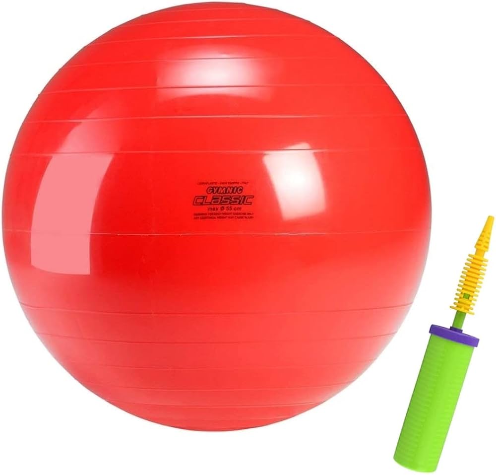 Amazon | ギムニク(GYMNIC) ギムニク 55 赤 イタリア製 [2点セット