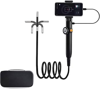 Amazon.co.jp: 先端可動式ファイバースコープ 工業内視鏡カメラ 内視鏡