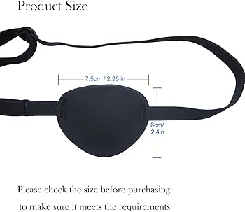 Amazon.com: Hanlsee 2 pcs Black Eye Patches for Adults Kids,Eye