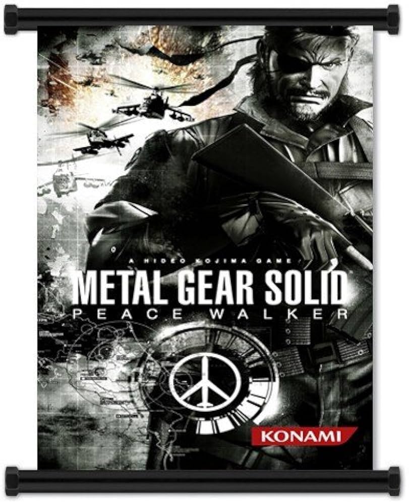 Amazon.com: Metal Gear Solid Peace Walker: Videogame Wall Scroll
