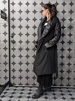 Amazon | [バジュラ] マイクロファイバーレザーコート/黒マット×黒