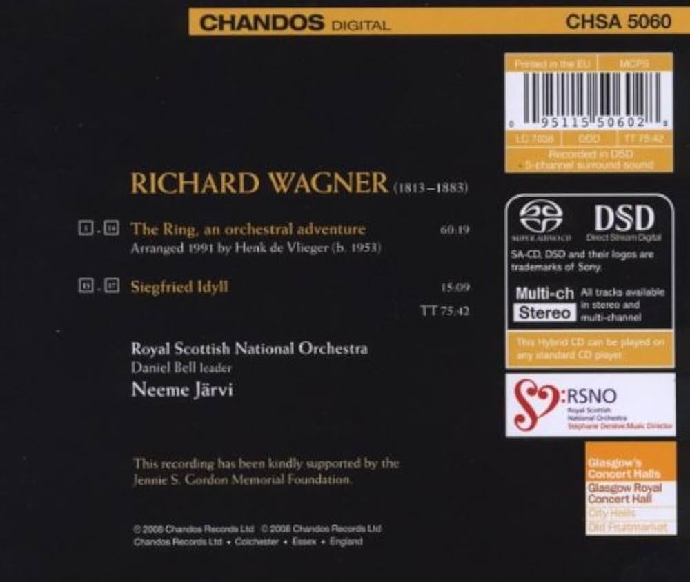 Richard Wagner, Neeme Jarvi, Royal Scottish National Orchetrsa