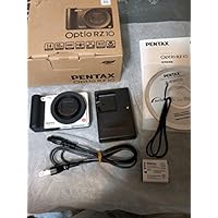 Amazon | PENTAX デジタルカメラ Optio RZ10 ピュアホワイト 1400万