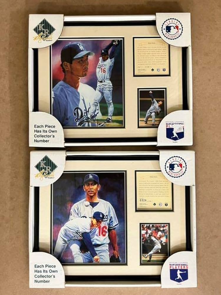 ロサンゼルスドジャース・野茂英雄・パネル・額装