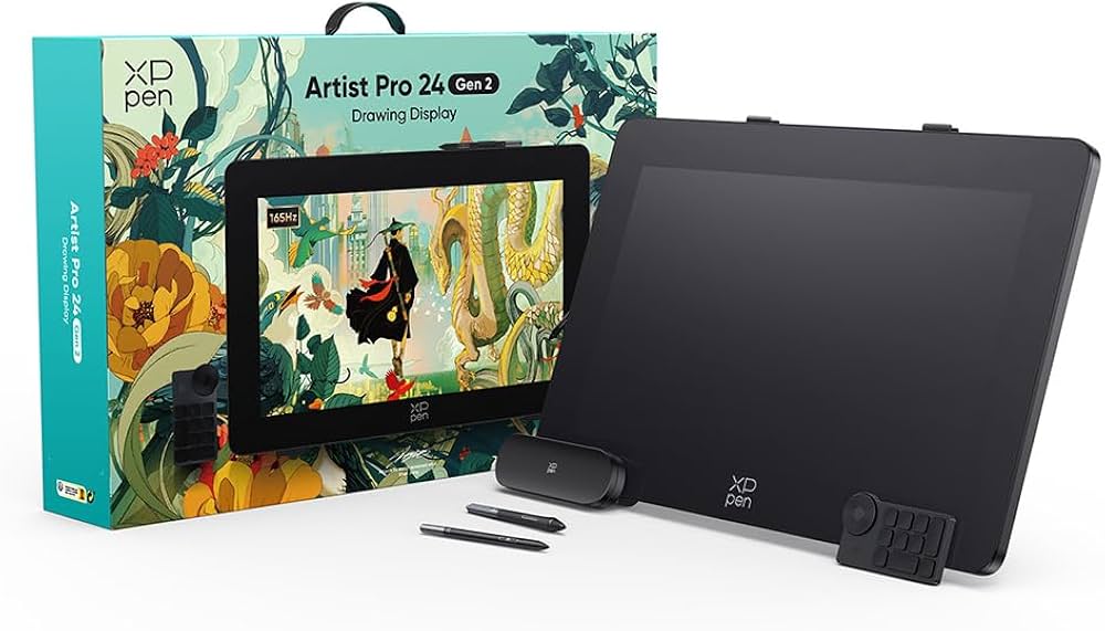 XPPen Artist Pro 24 (Gen 2) 165HZ Mesa Digitalizadora com Tela