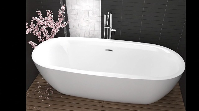 Amazon.com: ANZZI Freestanding Tub 67”, Soaker Tub, Acrylic Center