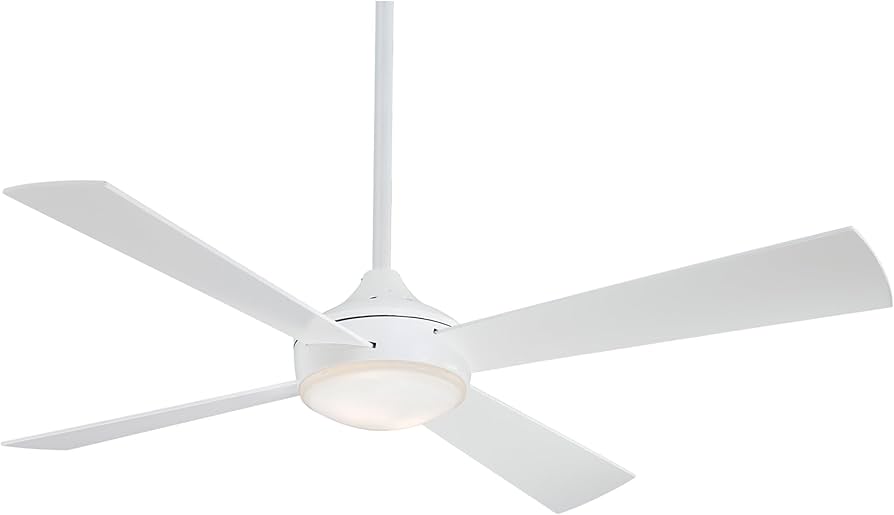 Amazon.com: Minka-Aire F521L-WHF Aluma 52 Inch Ceiling Fan with