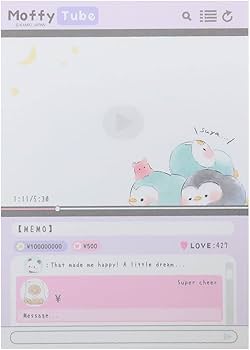 R*様 カミオジャパン ダイカットパロディーメモ帳4柄 アララヨーグルト