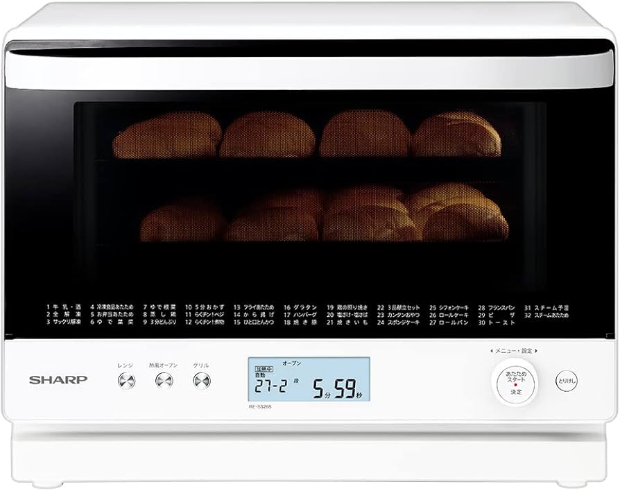 Amazon | シャープ 過熱水蒸気 オーブンレンジ 26L コンベクション 2段