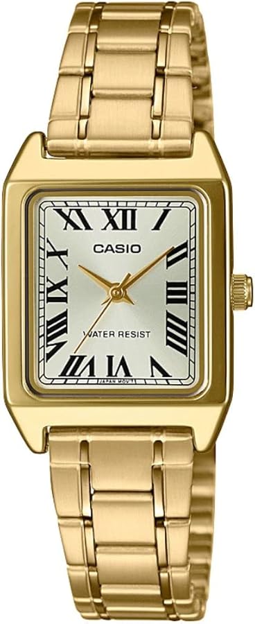Amazon.com: Casio LTP-V007G-9B Reloj de vestir para mujer