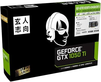 Amazon | 玄人志向 NVIDIA GeForce GTX 1050Ti 搭載 グラフィック