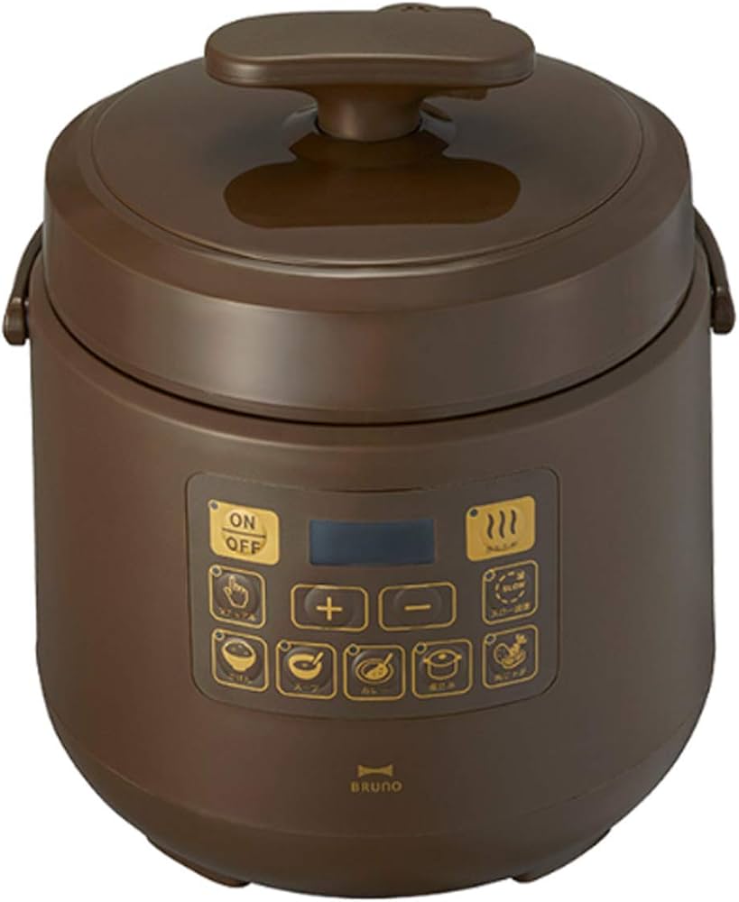 Amazon | BRUNO 電気圧力鍋 時産家電 ほったらかし調理 マルチ圧力
