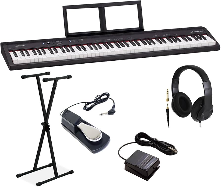 Amazon | Roland GO-88P 88鍵盤 Xスタンド・ダンパーペダル