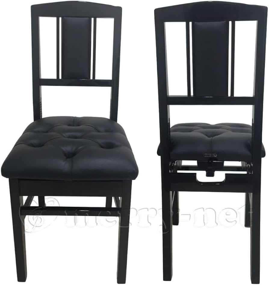 Amazon | 背もたれ付き ピアノ椅子 DEX 高級タイプ イトマサ トムソン