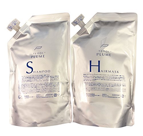 Amazon | テモイ(TEMOI) プルームシャンプー 700ml + ヘアマスク 700g