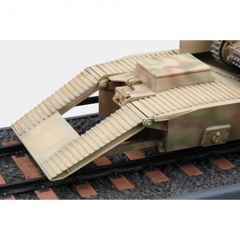 Amazon | トランペッター 1/35 ドイツ装甲列車編成BP-42/戦車運搬車