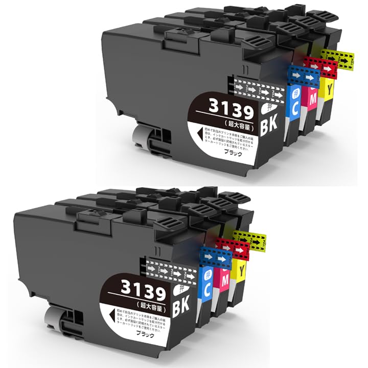 Amazon.co.jp: ブラザー プリンターインク LC31394色パック×2セット