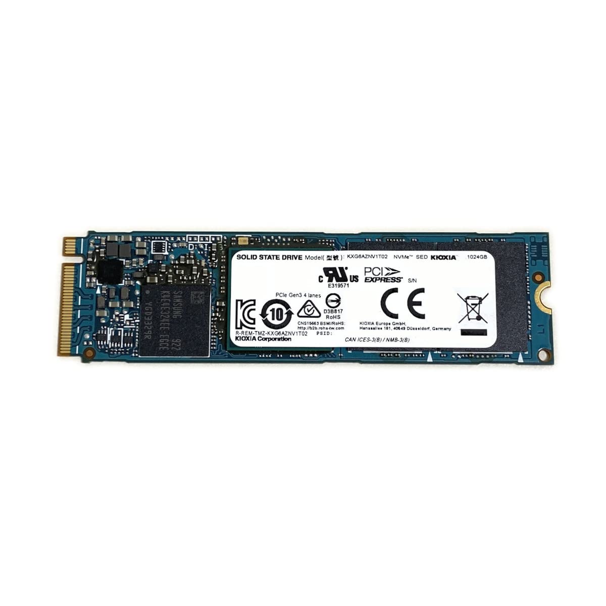 Amazon | KIOXIA SSD 1TB XG6 M.2 2280 KXG6AZNV1T02 NVMe PCIe Gen3