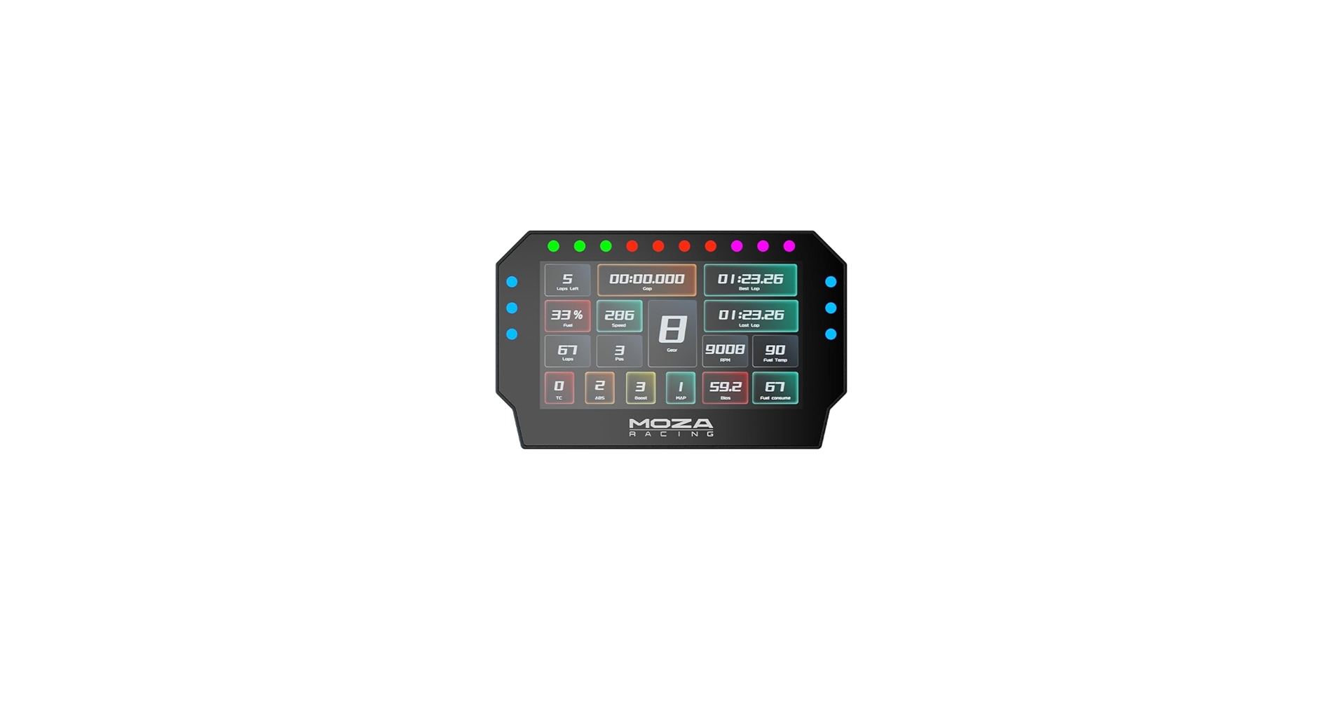Amazon.com: MOZA CM2 HD Racing Dash Sim Racing Dashboard Display