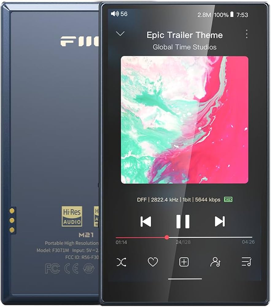 Amazon.com: FiiO M21 Android 13 Portable Music Player MP3 Walkman
