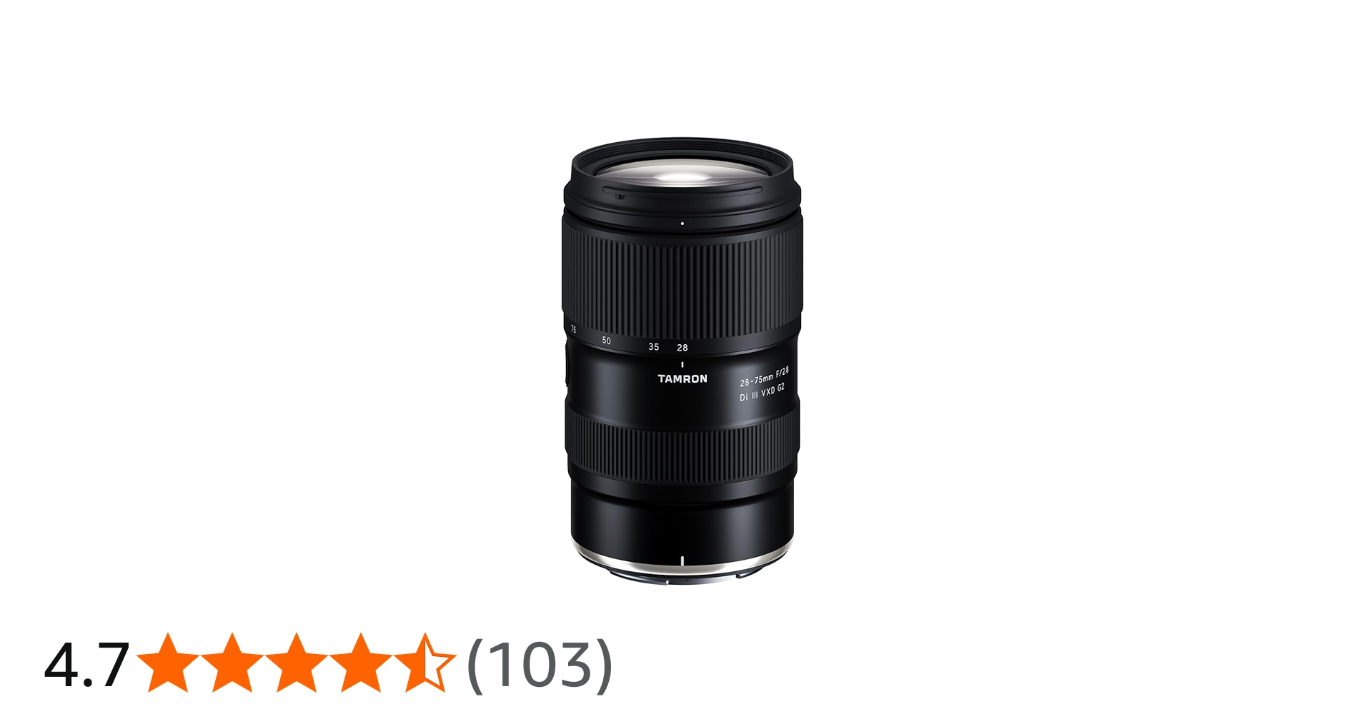TAMRON 28-75mm F2.8 DI III VXD G2 for Nikon Mirrorless Camera Full