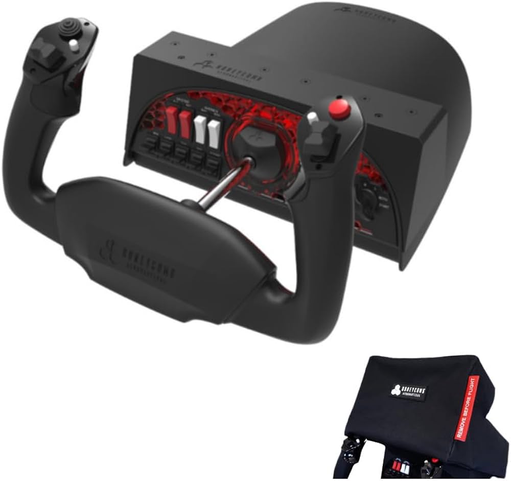 Amazon.com: Honeycomb Aeronautical Alpha Flight Controls Yoke and