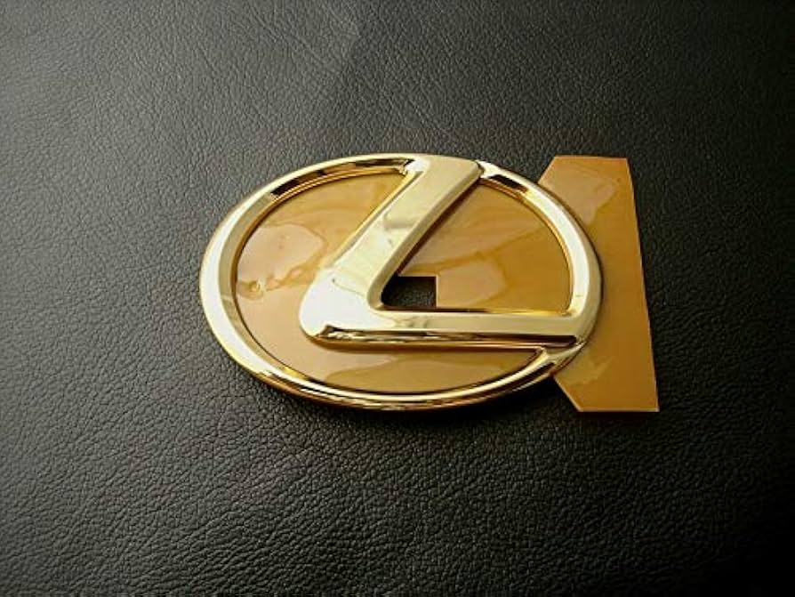 Amazon | □USF40系 レクサス LS460 ゴールドエンブレム：リア3点