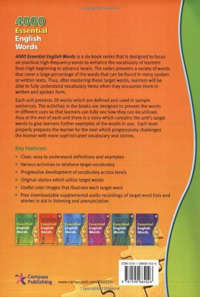 Amazon.co.jp: 4000 Essential English Words Student Book 1 : 洋書