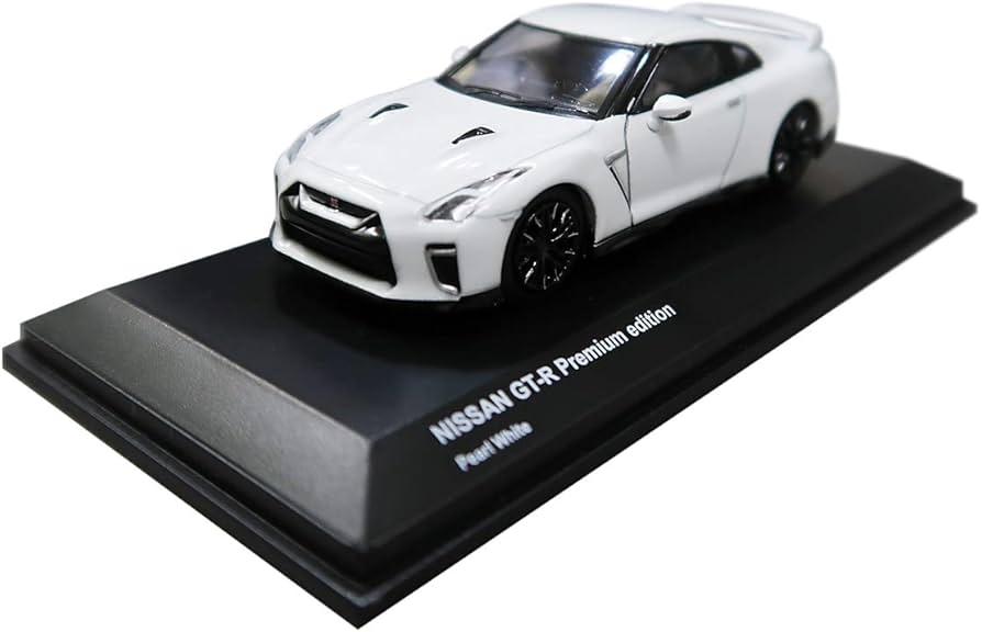 Amazon | 京商 1/64 ニッサン GT-R ホワイト 完成品 限定 | ミニカー