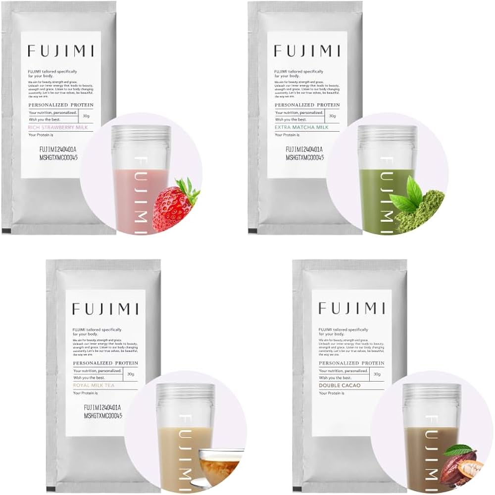 Amazon.co.jp: FUJIMI（フジミ）プロテイン アソート4種（ストロベリー