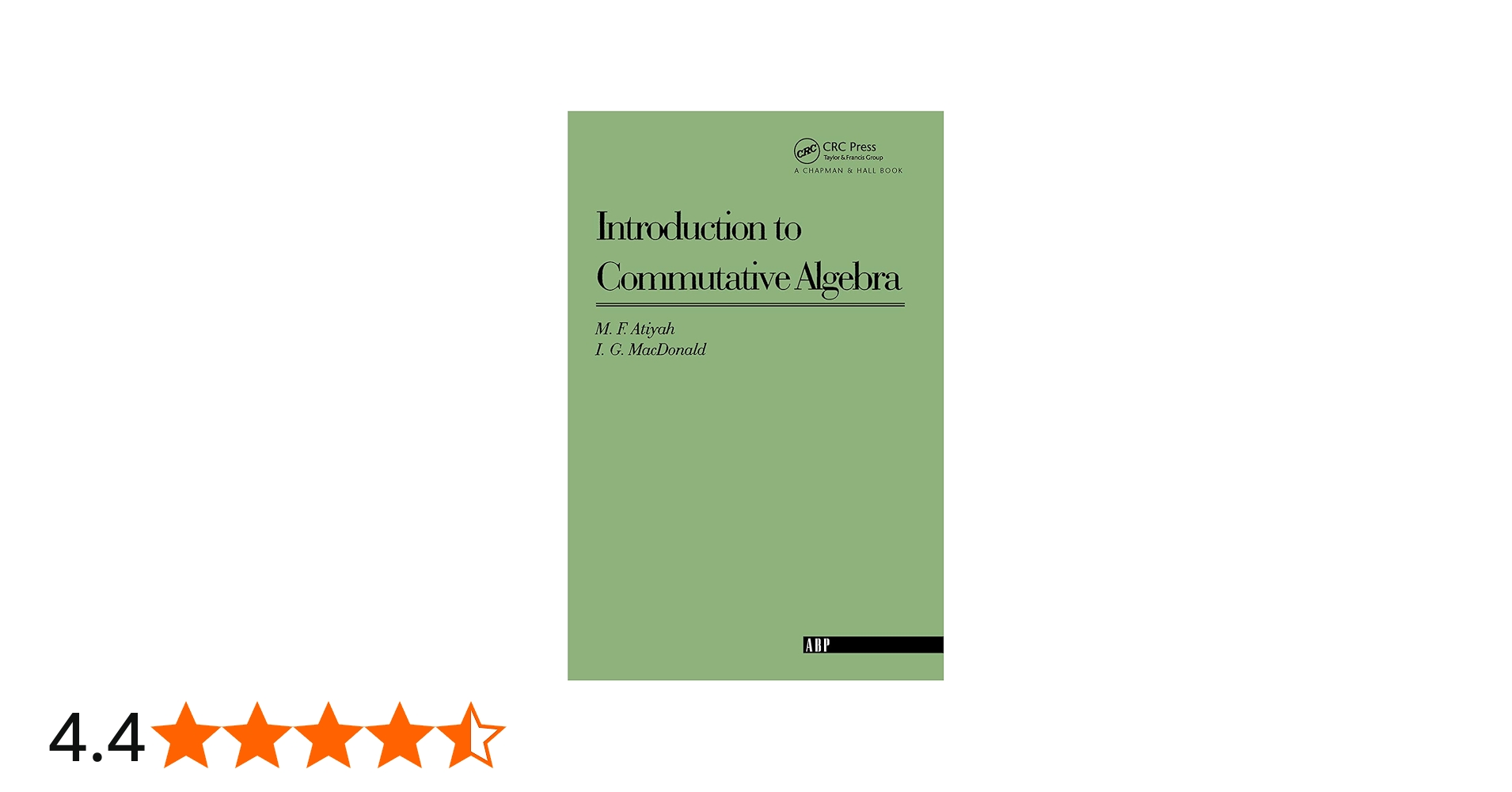 Amazon | Introduction To Commutative Algebra (Addison-Wesley