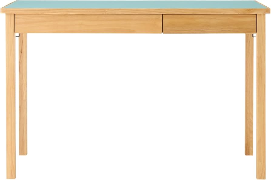 Amazon.co.jp: 無印良品 木製デスク グリーン 幅110×奥行55×高さ70cm