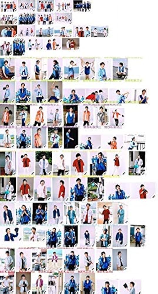 Amazon.co.jp: 嵐 夏疾風 全100枚 MV&ジャケ写撮影オフショット