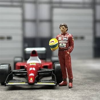 Amazon | 1/64スケール アイルトンセナフィギュアとF1レーシングカー