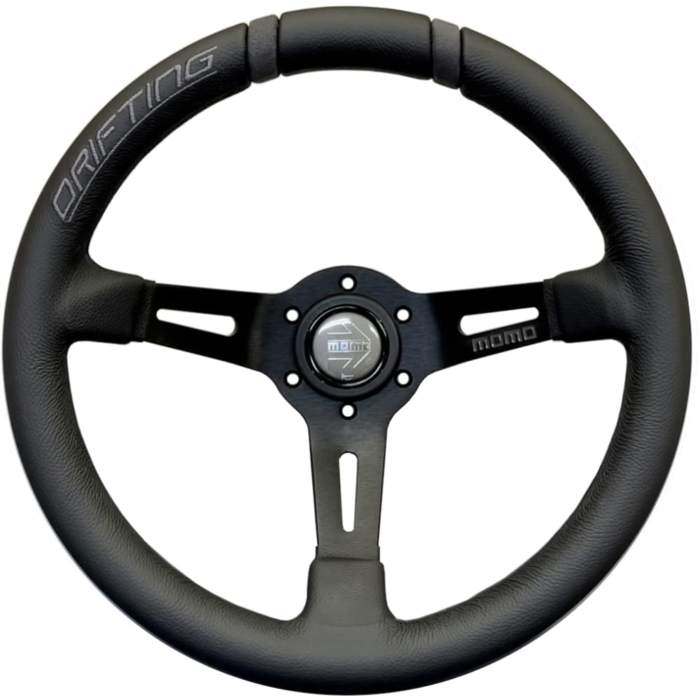 Amazon | MOMO DRIFTING 330D 85mm ディープコーン ブラックスポーク