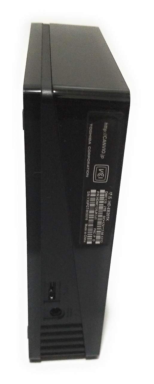 Amazon | 東芝(TOSHIBA) CANVIO DESK HD-EB20TK ブラック(据え置きHDD