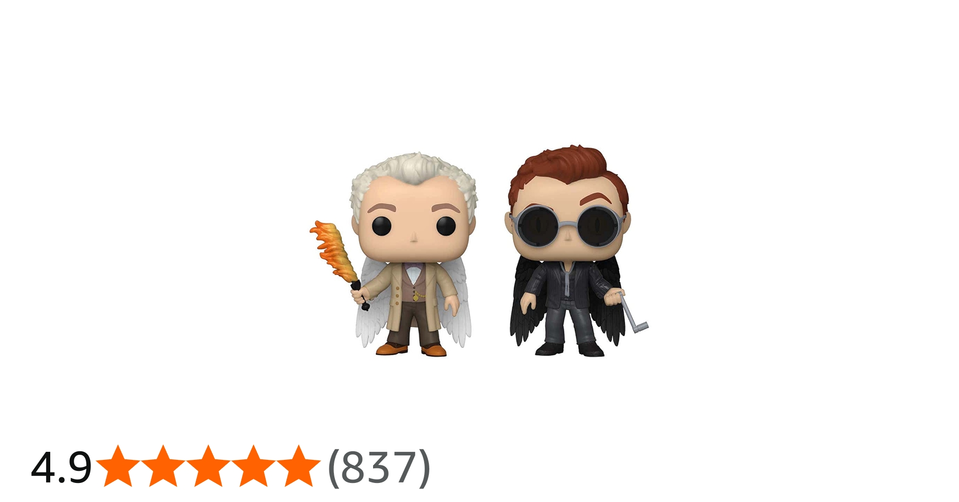 Funko POP! TV Good Omens Aziraphale & Crowley Specialty Series