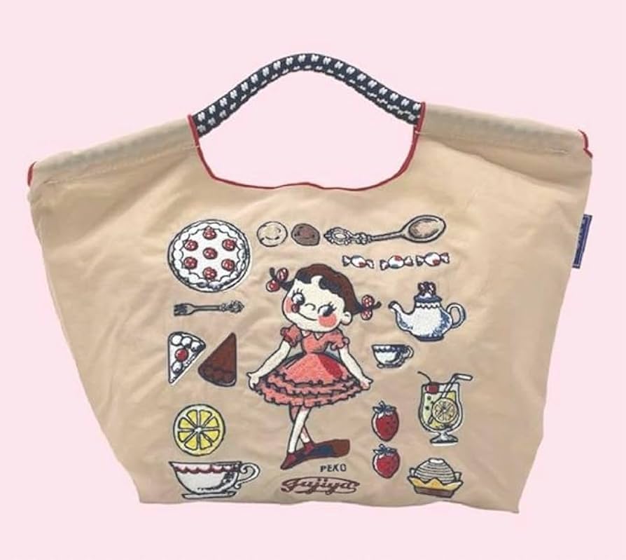 Amazon.co.jp: 不二家 ボールアンドチェーン コラボ バッグ ぺこちゃん