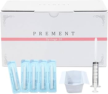 Amazon.co.jp: シリンジ法キット プレメント 妊活キット 20回分 日本製