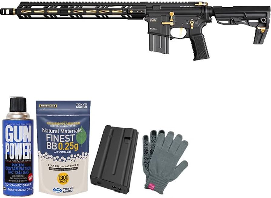 Amazon | 東京マルイ MTR16 Gエディション ゴールドマッチ ガスブロー