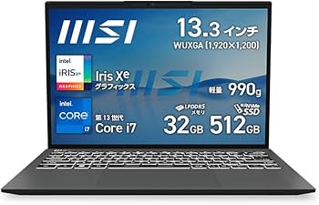 Amazon.co.jp: MSI ビジネス ノートPC Prestige 13 【超軽量990g・第13