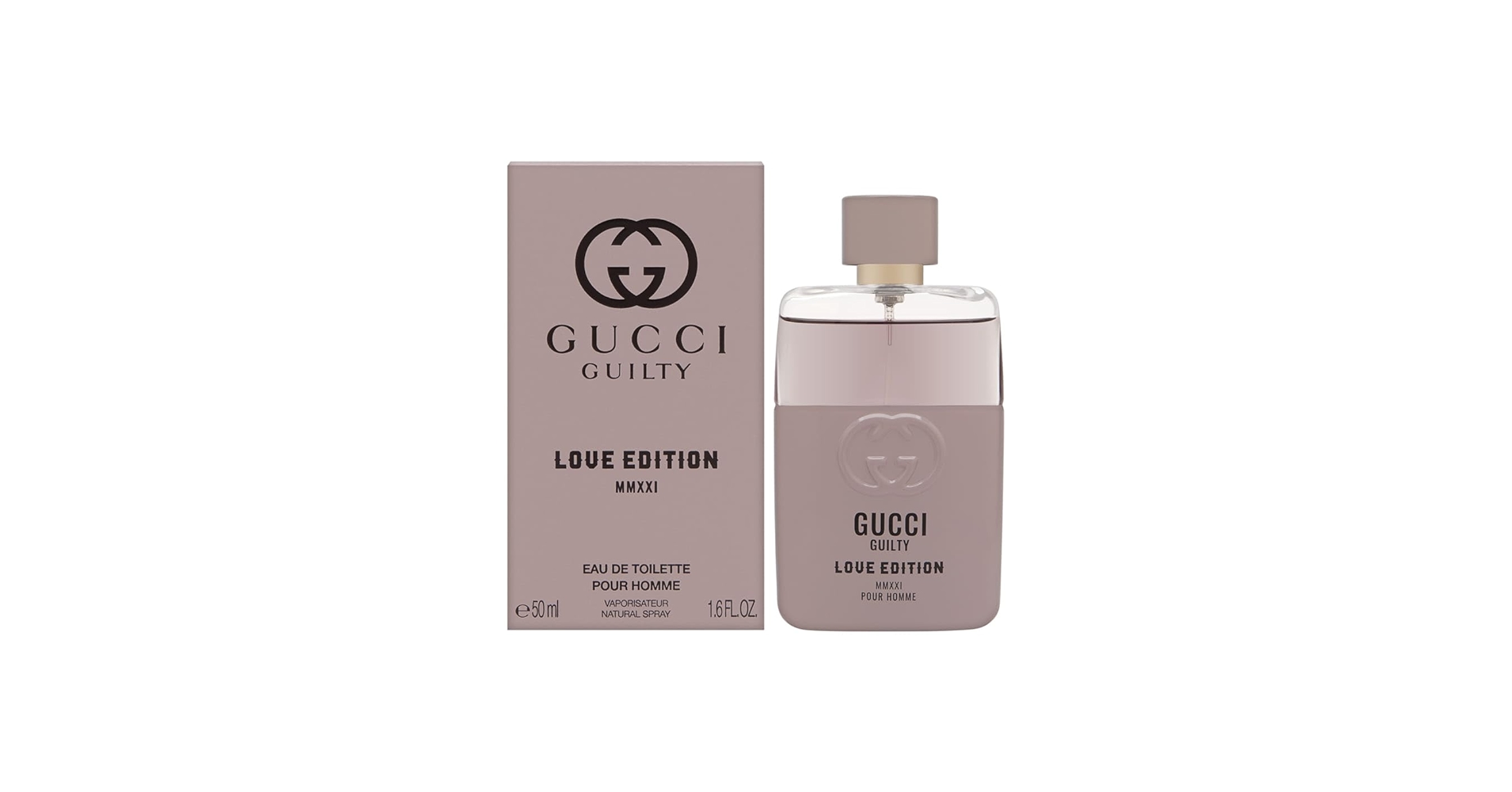 Amazon.com : Gucci Guilty Love Edition MMXXI Pour Homme 1.6 oz Eau