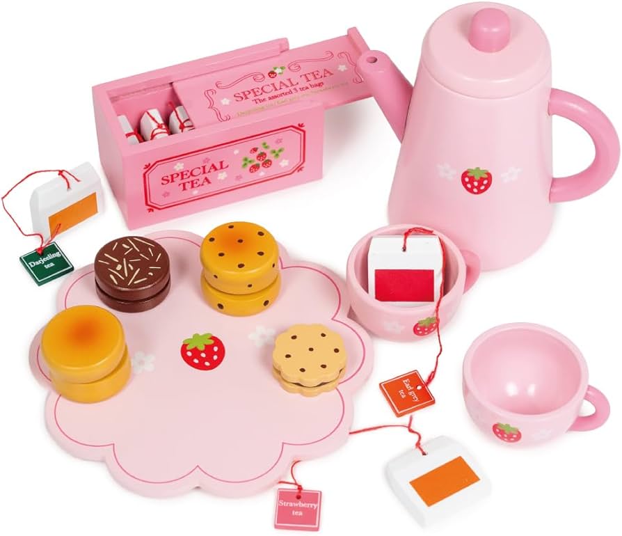 Amazon.co.jp: Mother Garden 441-21588 Wooden Toys, Wild Strawberry