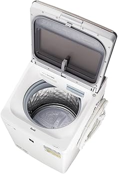 Amazon | シャープ SHARP 洗濯機 洗濯乾燥機 ES-PT10F-Tガラストップ