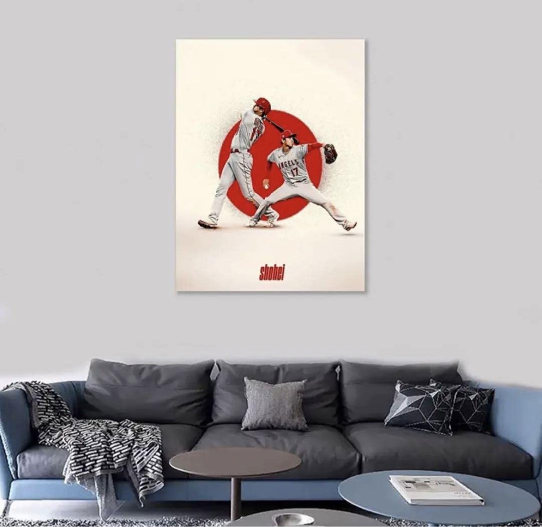 Amazon.co.jp: MLB エンゼルス 大谷翔平 ポスター インテリア絵画