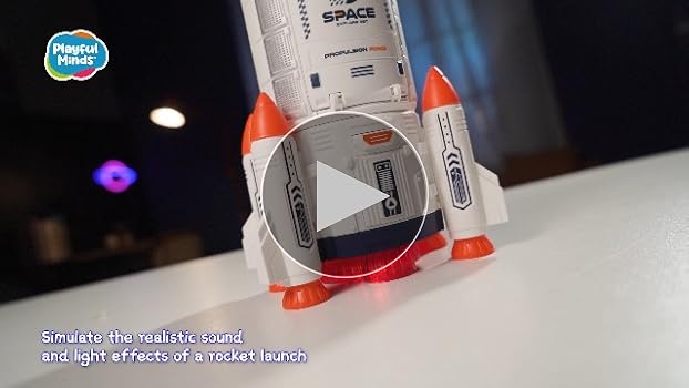 Amazon.com: Nature Bound Playful Minds Rocket Ship Space Toy, Kids