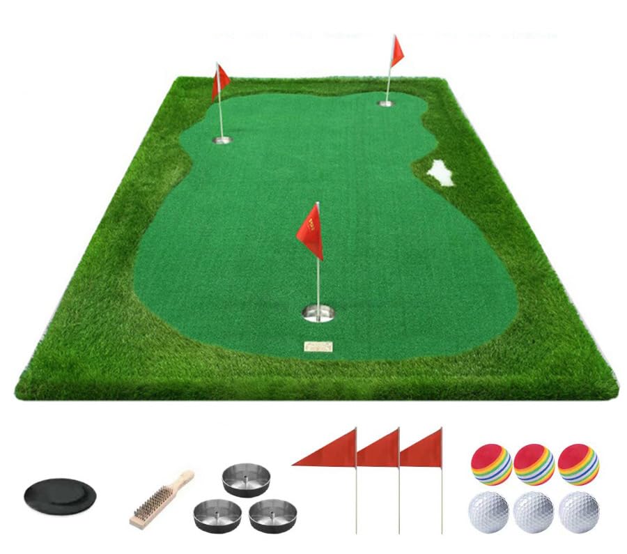 Amazon | THREE STONE ゴルフ GOLF パター 練習 マット パターマット